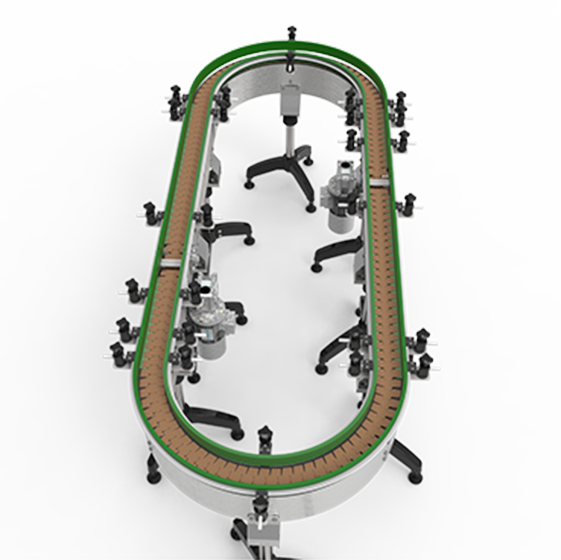 循环输送链板机